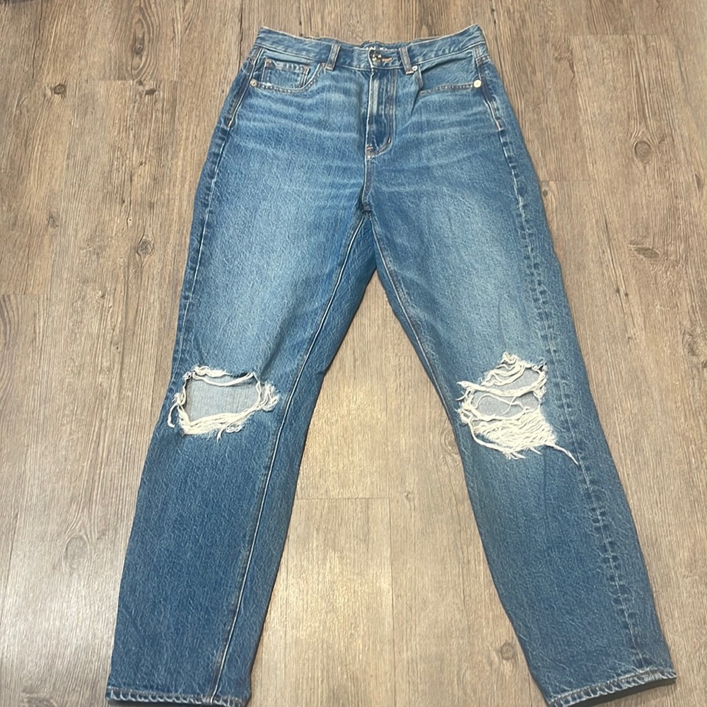 High rise mom jeans